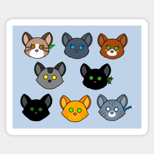 Cats of Thunder Sticker